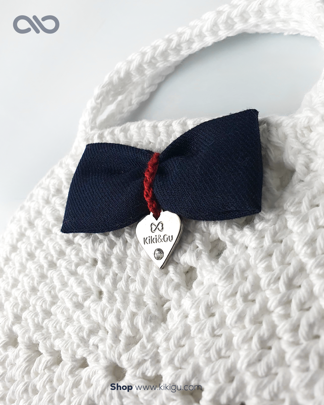 Bolsa Branca de Crochet – Feito à mão