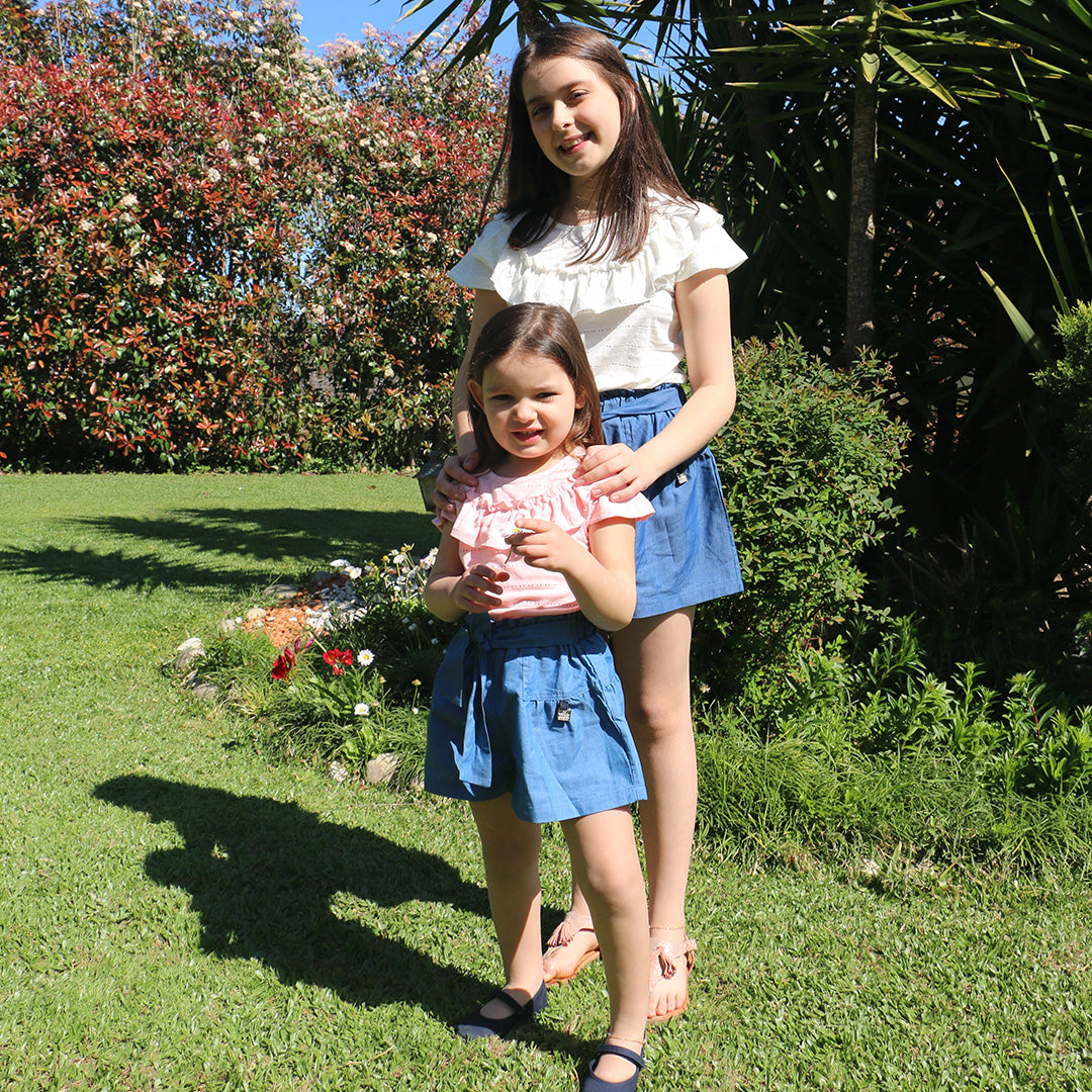 Camisola Menina - Calem - Salmão