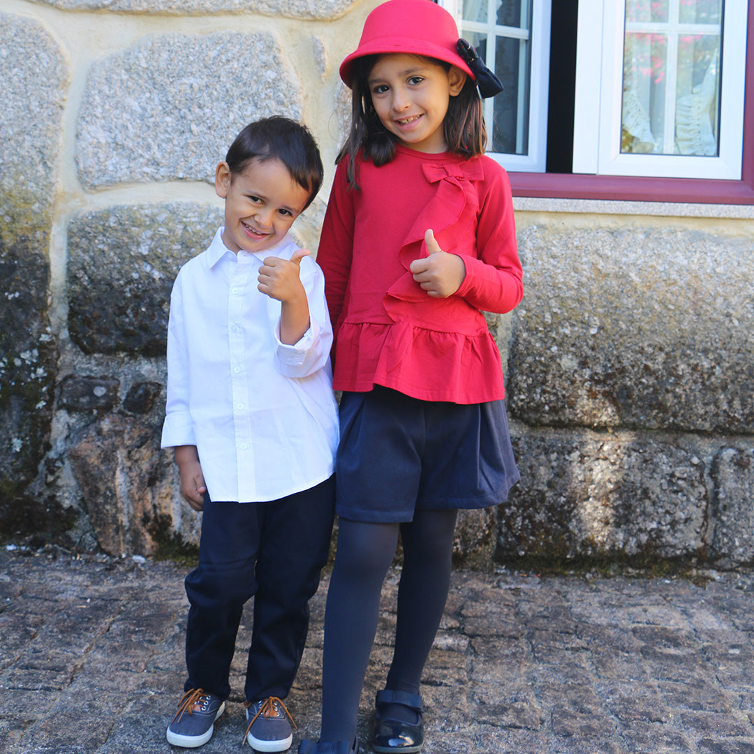 Calça Menino – Marialva - Azul-marinho