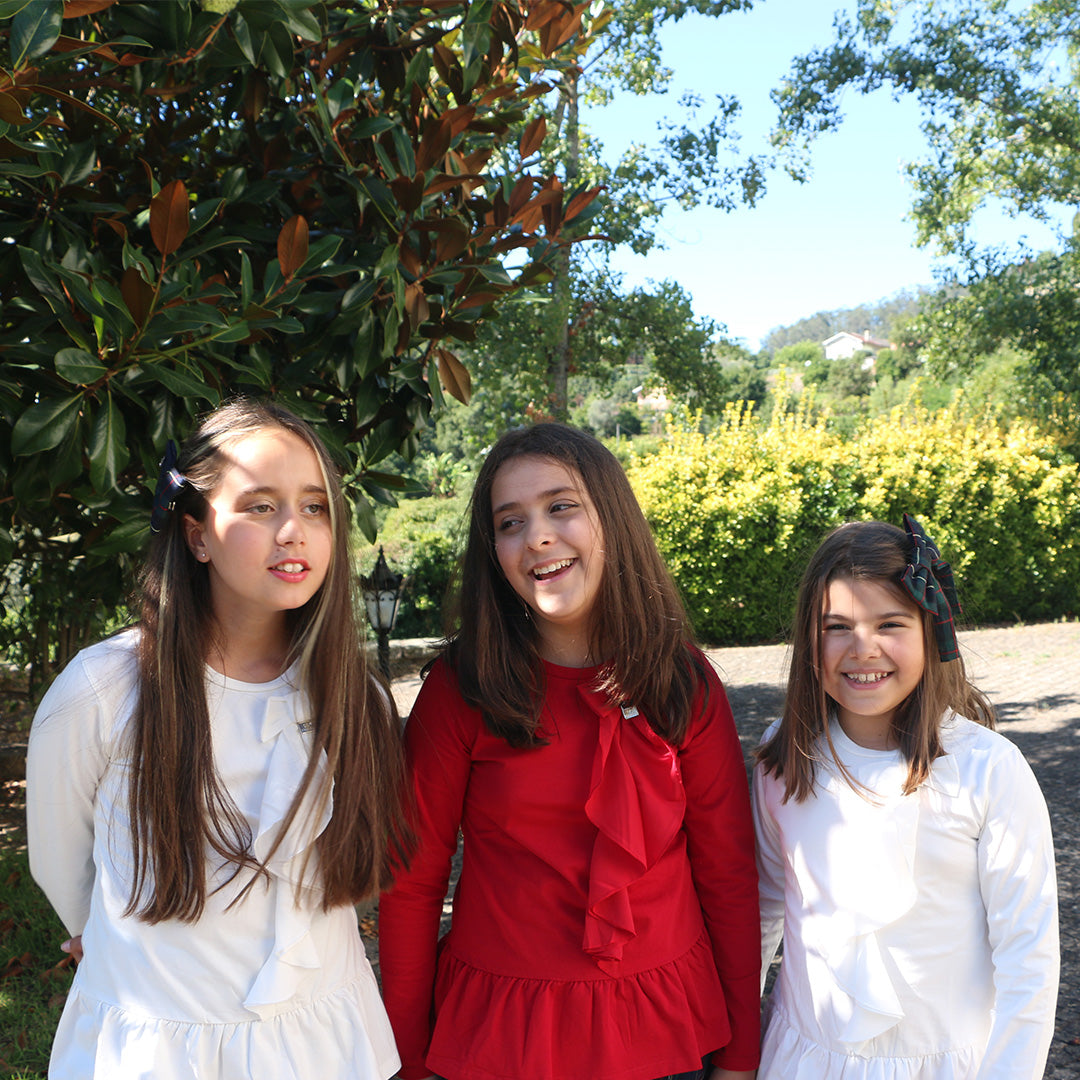 Blusa Menina - Iulia - Vermelha