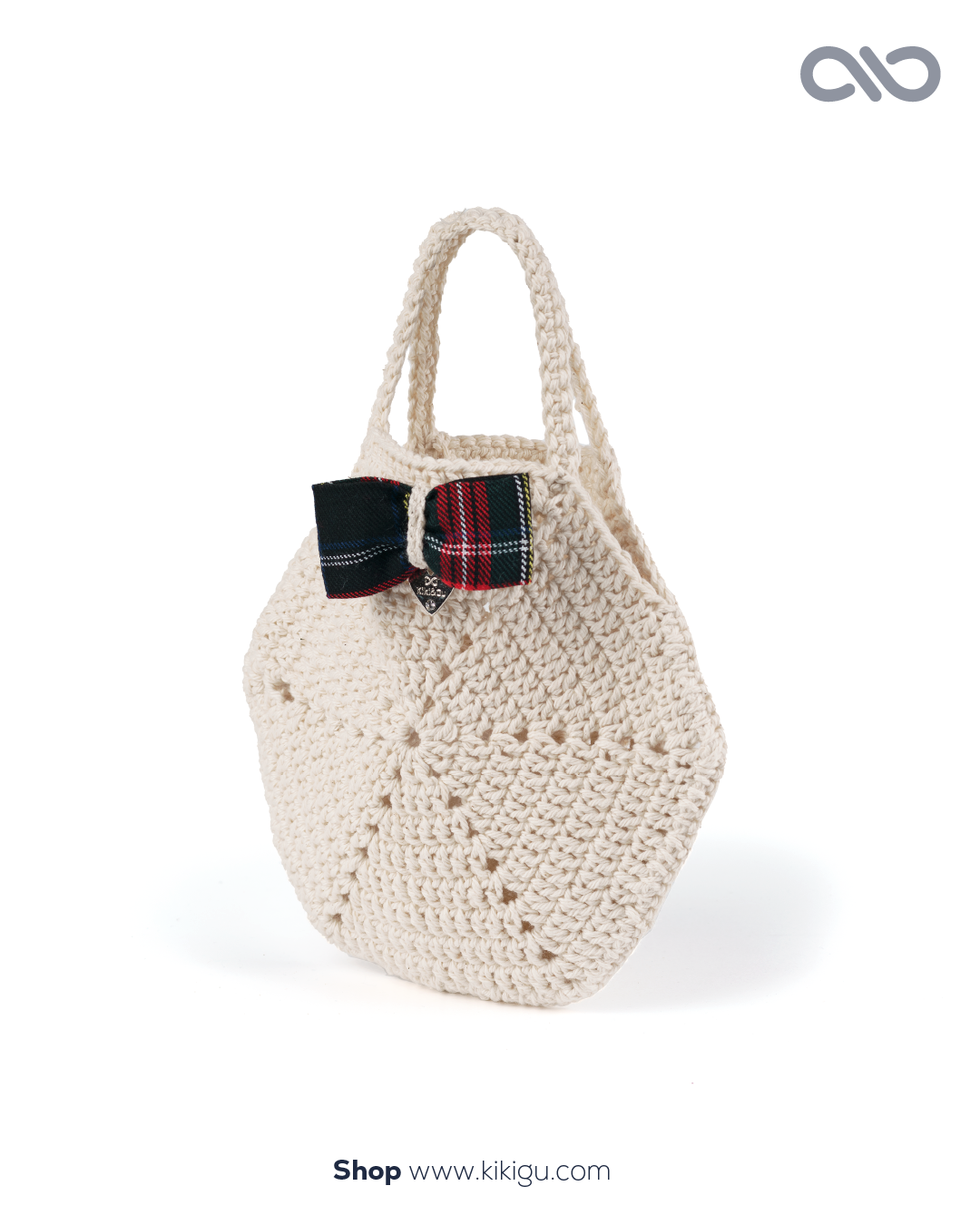 Bolsa Bege de Crochet – Feito à mão