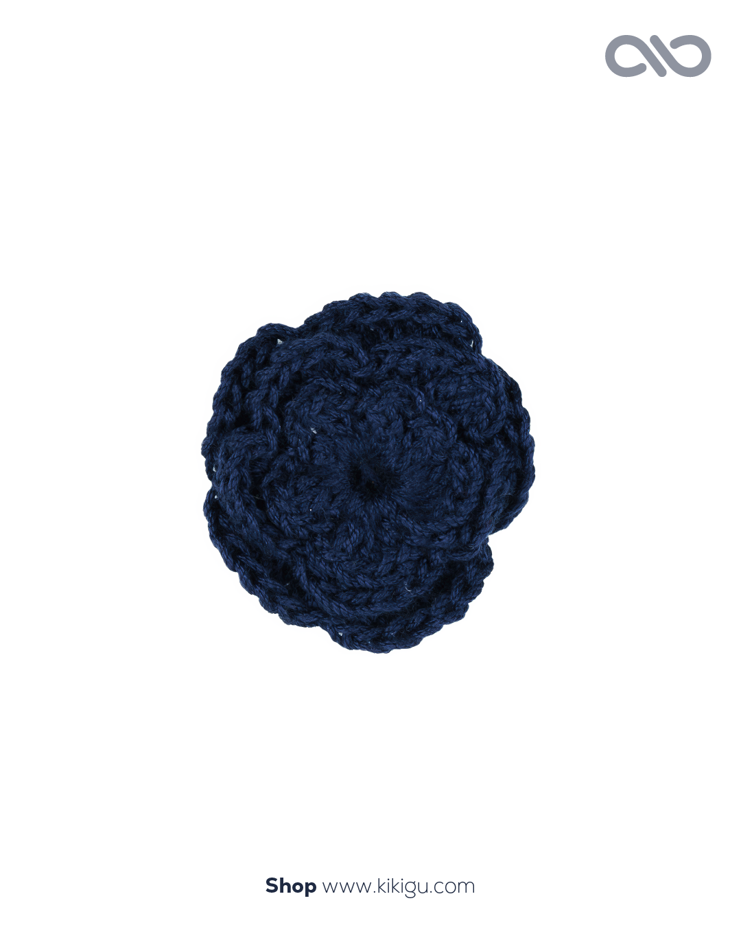 Flor de Crochet para Cabelo