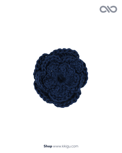 Flor de Crochet para Cabelo