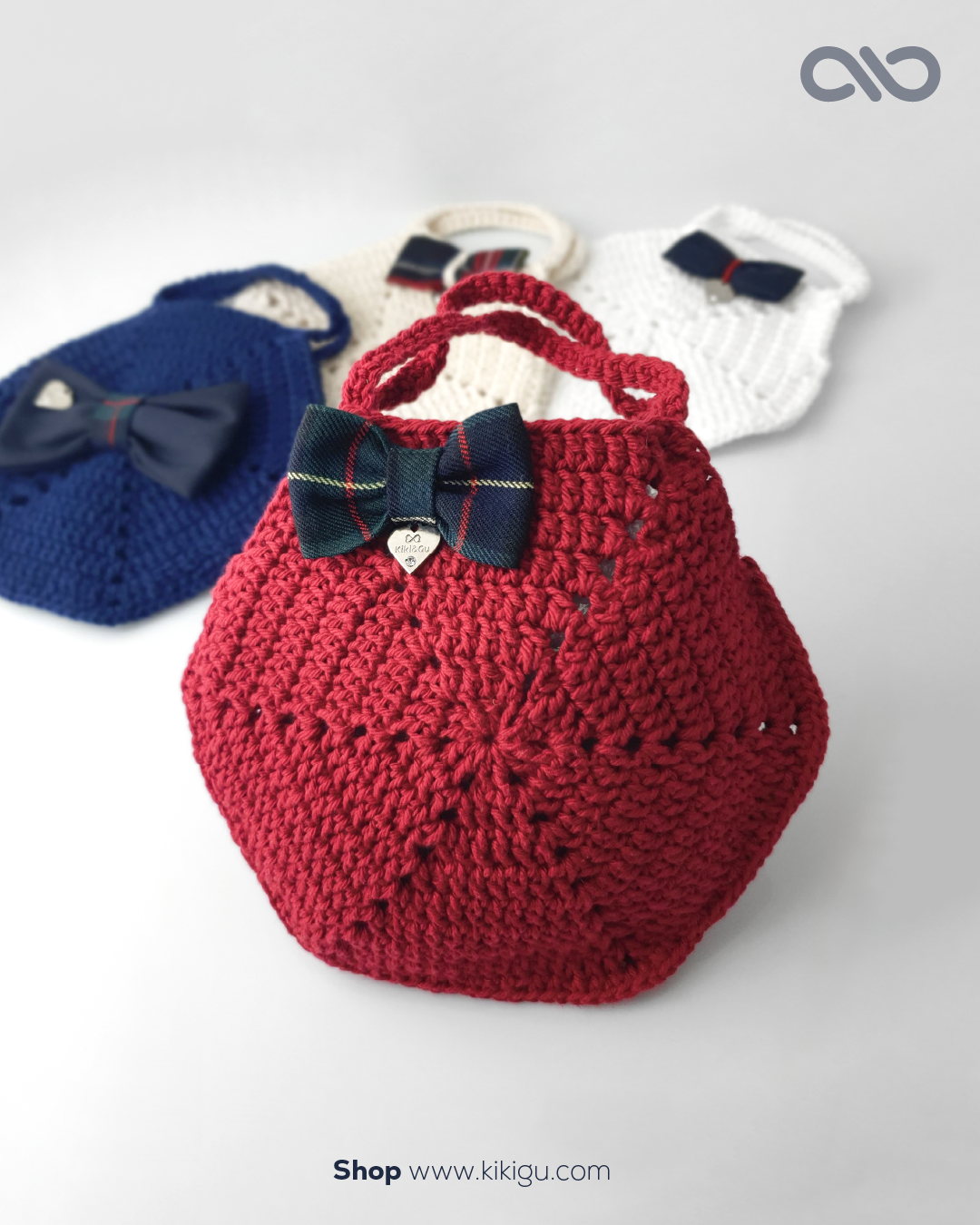 Bolsa Vermelha de Crochet – Feito à mão