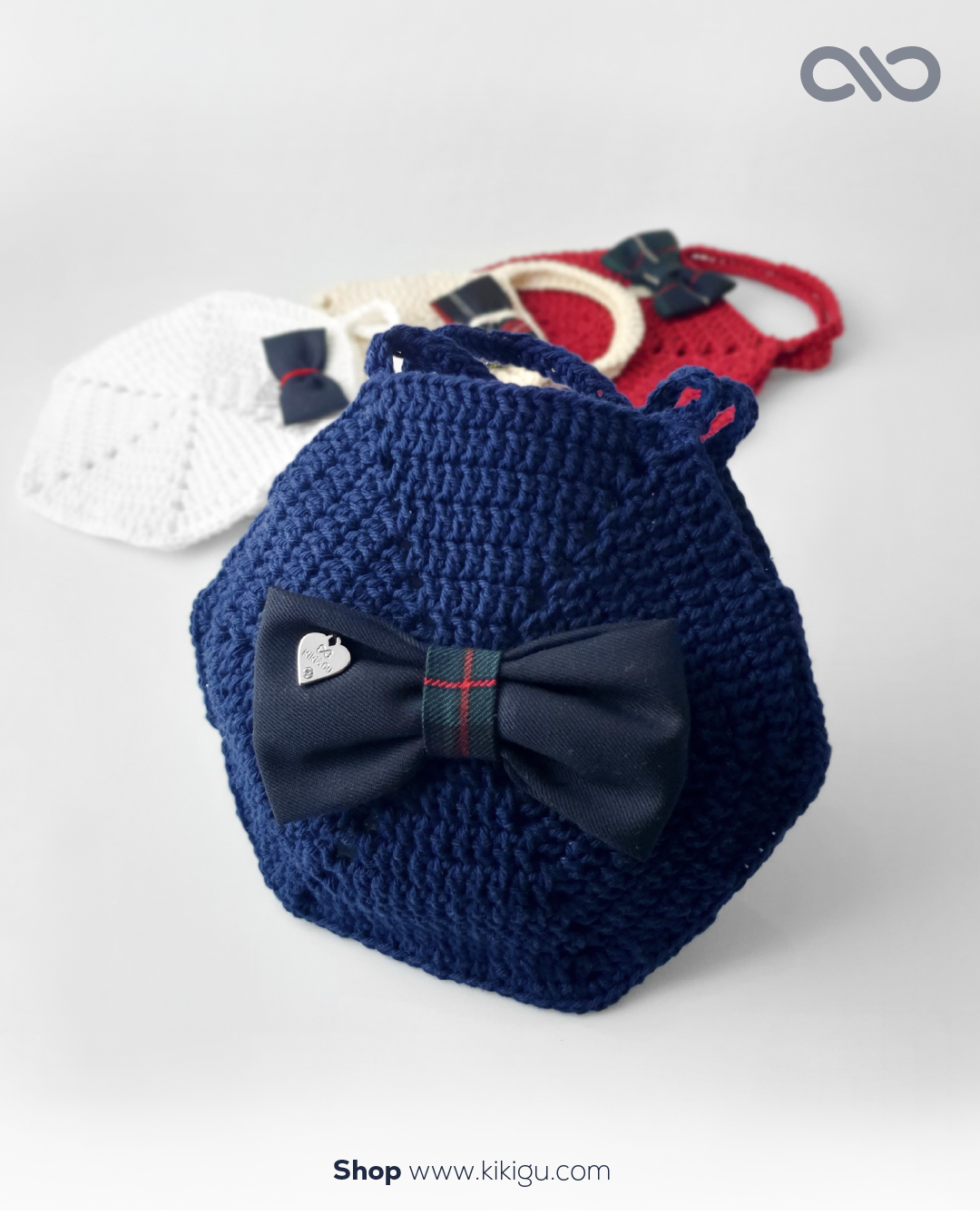 Bolsa Azul de Crochet – Feito à mão