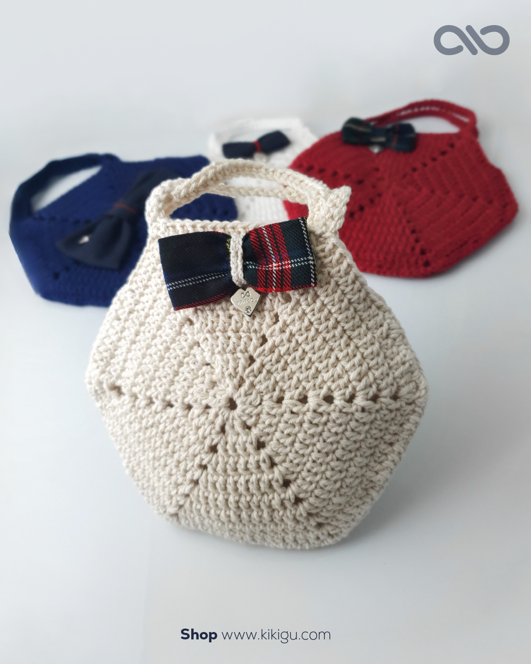 Bolsa Bege de Crochet – Feito à mão