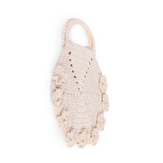 Bolsa Bege de Crochet – Feito à mão