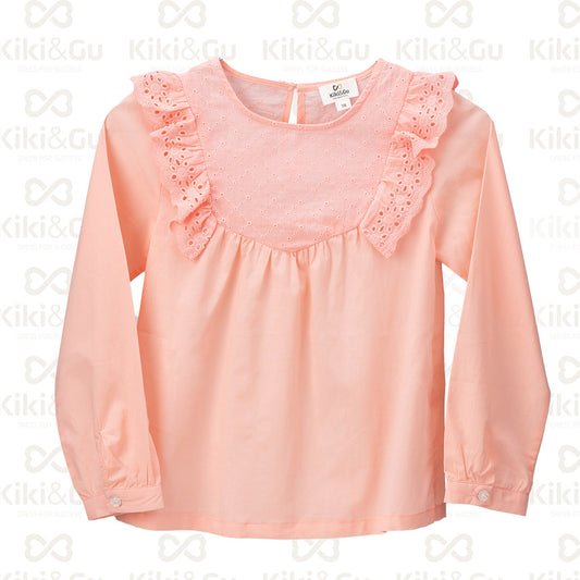 Blusa Menina - Bracara - Salmão