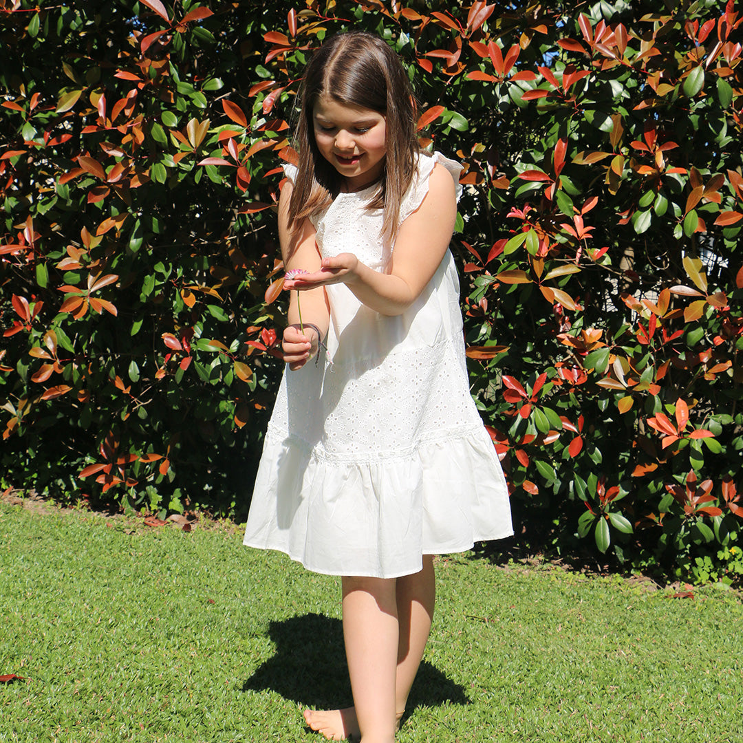 Vestido Menina - Alavarium - Branco