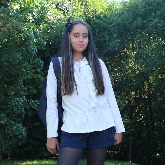 Blusa Menina - Iulia - Branca